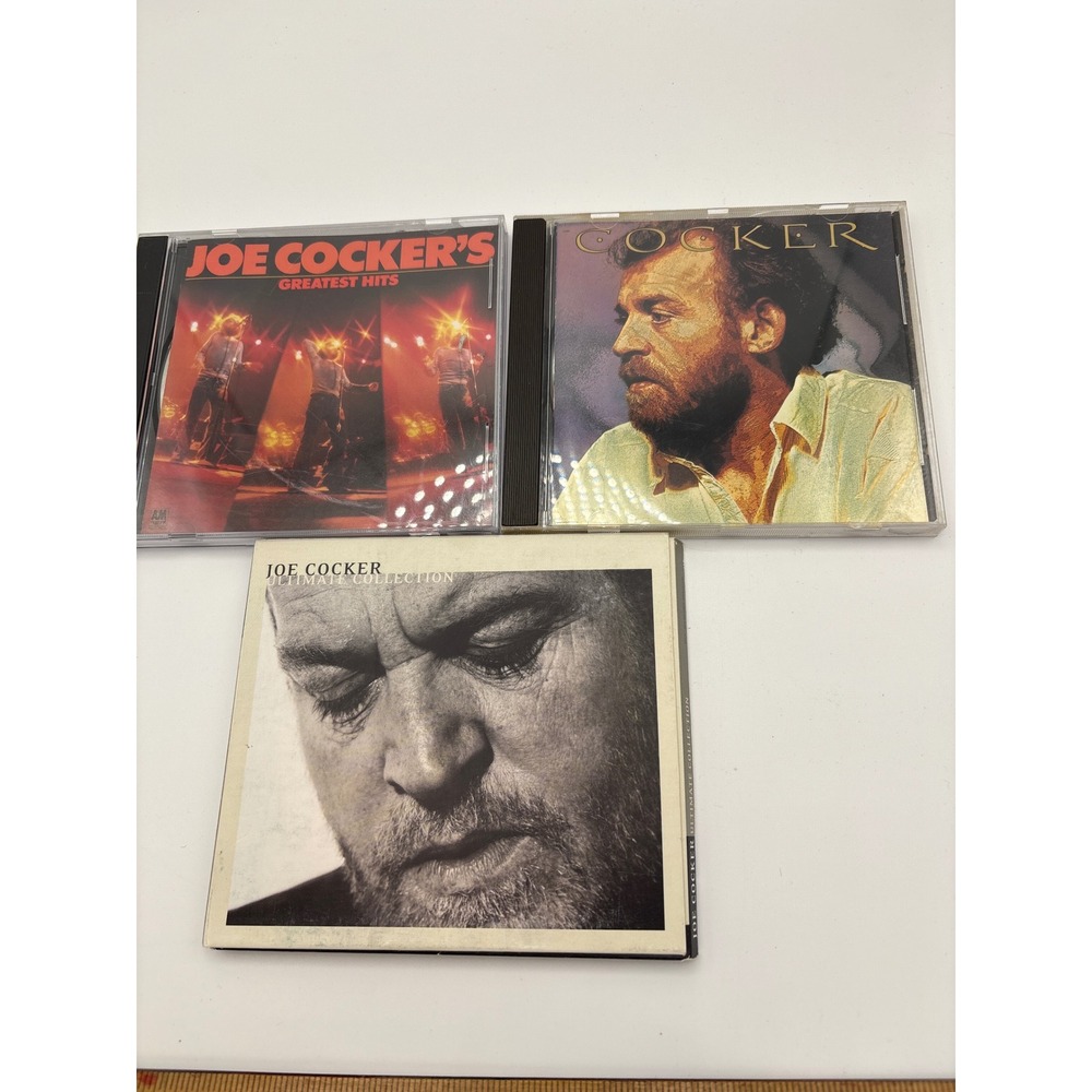 Joe Cocker CD Bundle Ultimate Collection Greatest Hits & Cocker 3 Disc Set